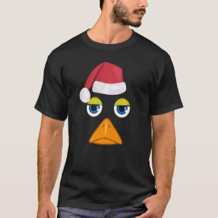 Duck Face Animal Big Cute Face Costume Christmas T-Shirt