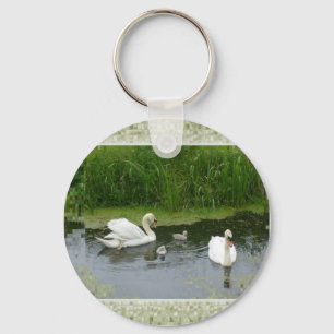 Duck Family Photo Keychain