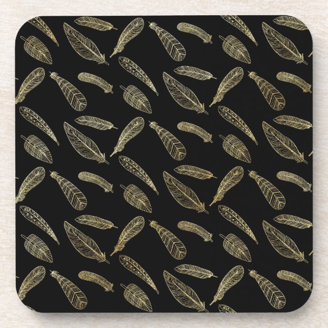 duck feathers coaster (Front)