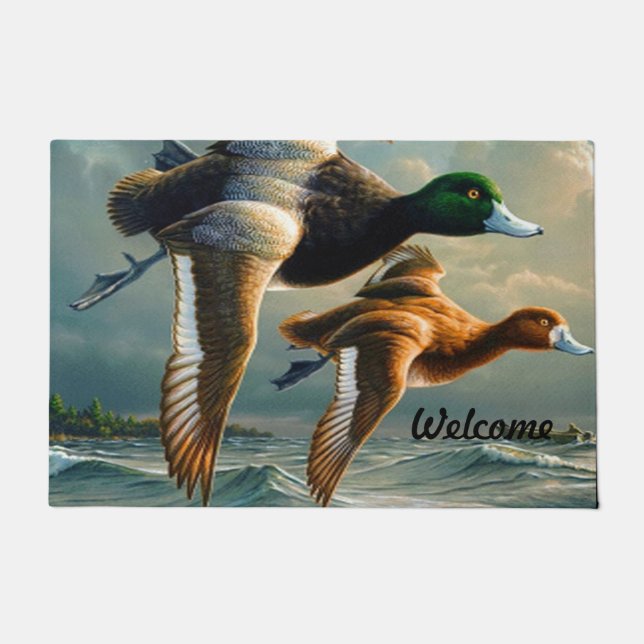 Duck Flying Doormat (Front)