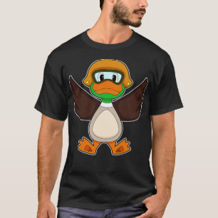 Duck Flying Helmet T-Shirt