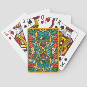 Duck, Freshwater Marsh Clay Art Playing Cards