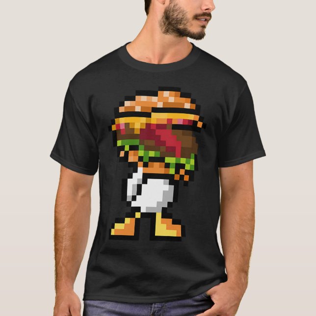 Duck Game Burgers T-Shirt (Front)