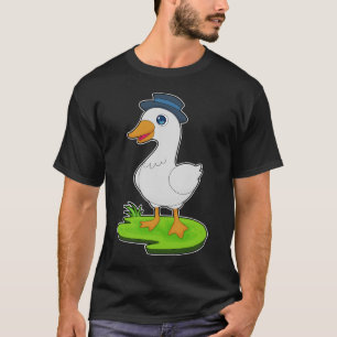 Duck Gentleman Hat T-Shirt