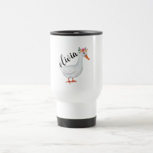 Duck Gifts for Duck Lovers - Personalized Farm Travel Mug