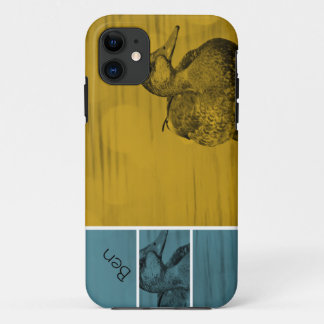Duck-Gold and Blue iPhone 5 case *Personalize