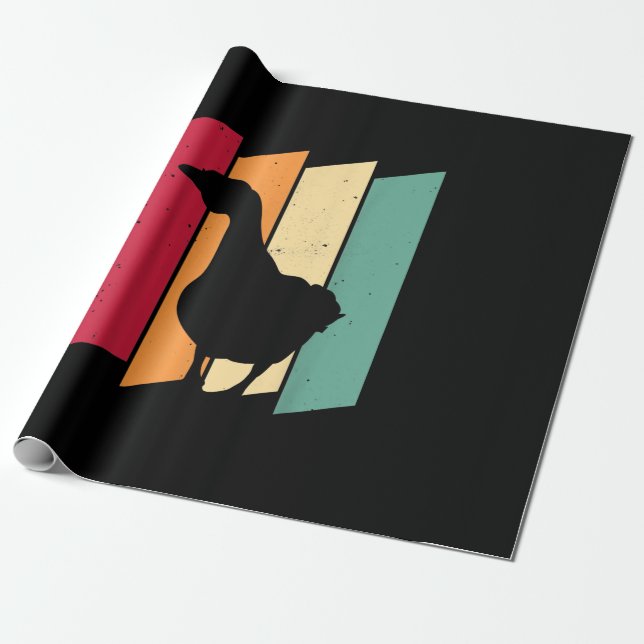 Duck    Goose Farmer Gift Wrapping Paper (Unrolled)