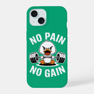Duck Gym Design Funny Fitness Artwork iPhone 15 Case