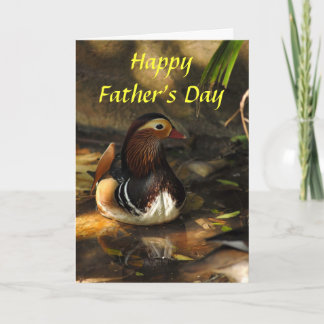 Duck, Happy Father's Day Card