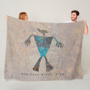 Duck Head Petroglyph Fleece Blanket