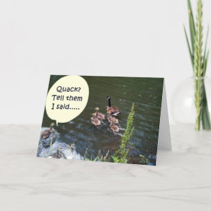 DUCK HUMOUR GROUP CARTE D'ANNIVERSAIRE POUR TOUS