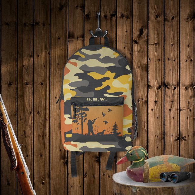 Duck Hunter and Camo Printed Backpack (Creator Uploaded)