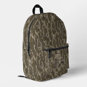 Duck Hunters with Dog Forest Bottom Lands Camo Printed Backpack
