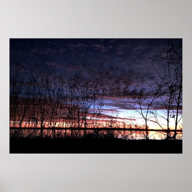 Duck Hunters Witness the Sunrise Poster (Front)