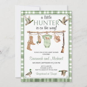 Duck Hunting Baby Shower Invitation