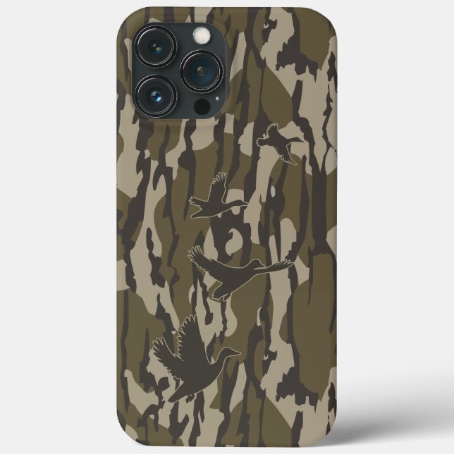 Duck Hunting Camo Ducks Bottomland Camo Case-Mate iPhone Case (Back)