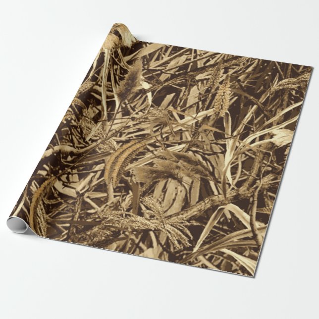 Duck Hunting Camo, Gift Paper, Wrapping, Gifts, Me Wrapping Paper (Unrolled)