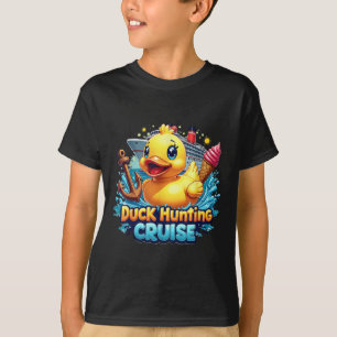 Duck Hunting Cruise Hunter Rubber Duckie Summer Bo T-Shirt