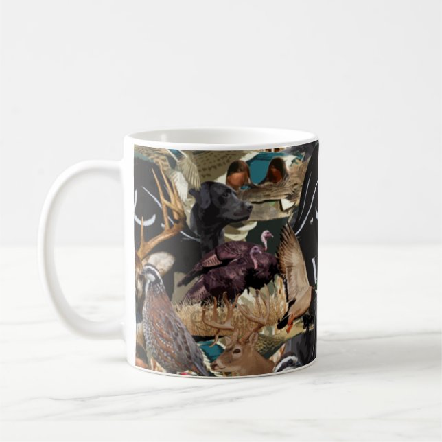 Duck Hunting, Deer Hunting, Bird Hunting  Coffee Mug (Left)