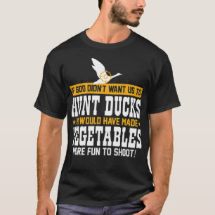 duck hunting dog print chocolate lab T-Shirt