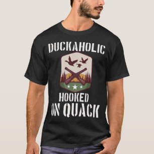 Duck Hunting Hooked On Quack pet pets  T-Shirt