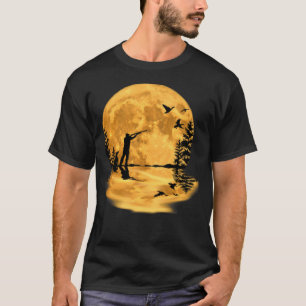 Duck hunting hunter season duck full moon doggie s T-Shirt