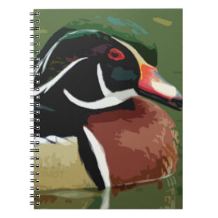 Duck Hunting Journal Book, Wood Duck Notebook