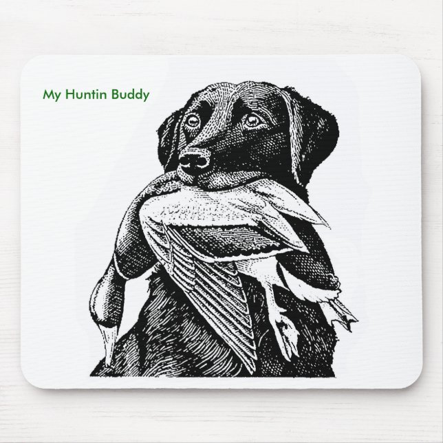 Duck Hunting Labrador Mouse Pad (Front)