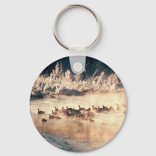 Duck Hunting Logo Keychain (Front)