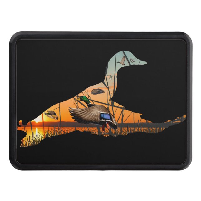 Duck Hunting Mallard Trailer Hitch Cover (Front)