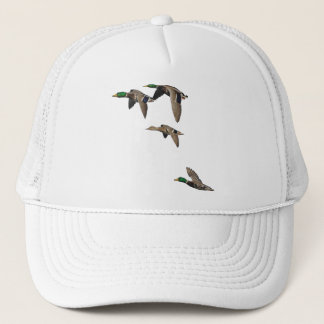 Duck Hunting Mallards in Flight Trucker Hat