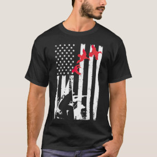 Duck Hunting Nation animals black labradors T-Shirt