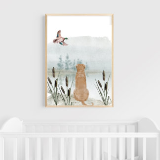 Duck Hunting Nursery Wall Art