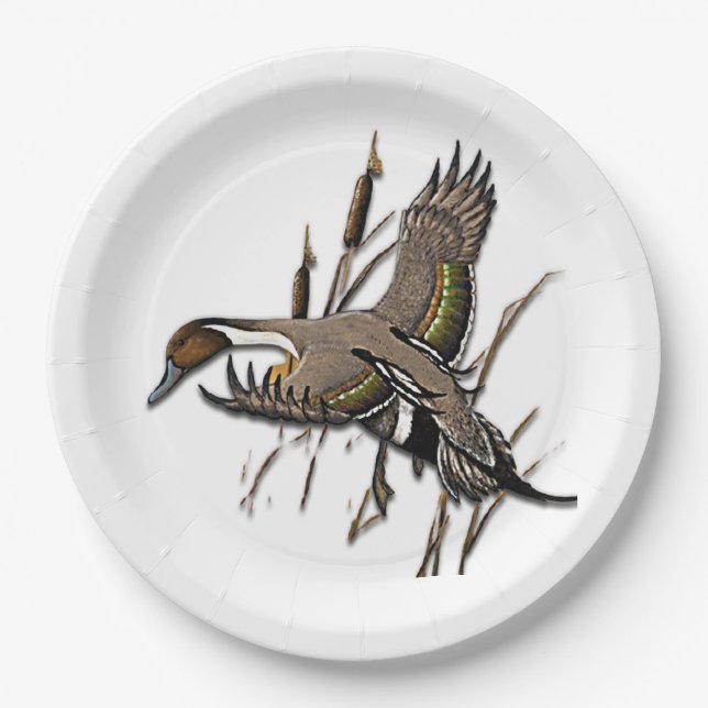 Duck Hunting Paper Plate (Front)