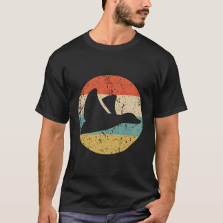 Duck Hunting Retro Flying Duck Icon T-Shirt