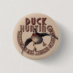 Duck hunting T-Shirt Trucker Hat 1 Inch Round Button
