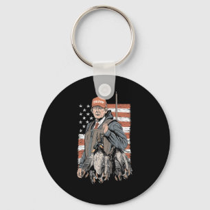 Duck Hunting Trump Camo Hello Hunting Season Us Fl Keychain