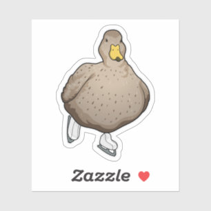 Duck Ice skating Ice skates