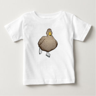 Duck Ice skating Ice skates Baby T-Shirt