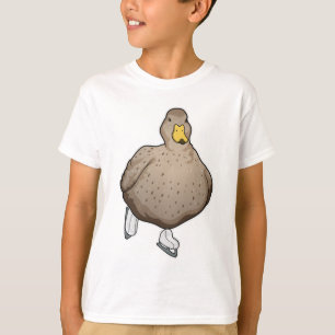 Duck Ice skating Ice skates T-Shirt