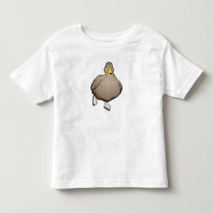 Duck Ice skating Ice skates Toddler T-shirt