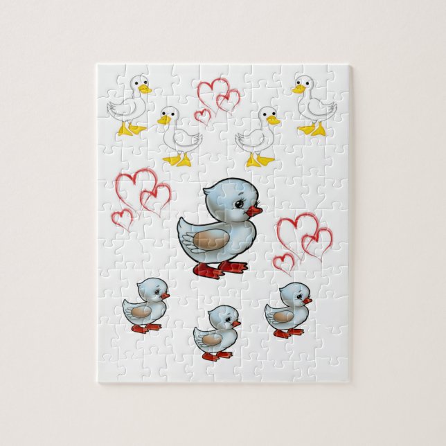 Duck Jigsaw Puzzle (Vertical)