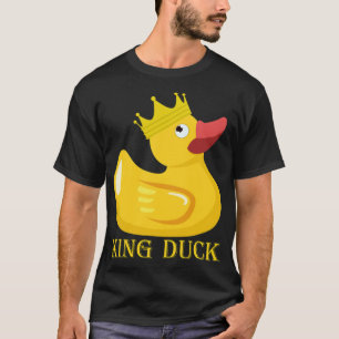duck king majesty crown gift idea boston terrier a T-Shirt