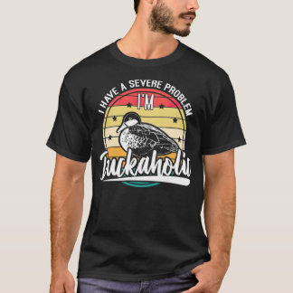 Duck lake watercolor print dog breed  T-Shirt