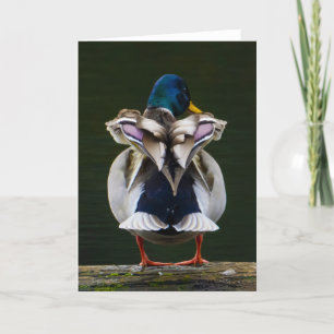 Duck Love Carte de remerciements