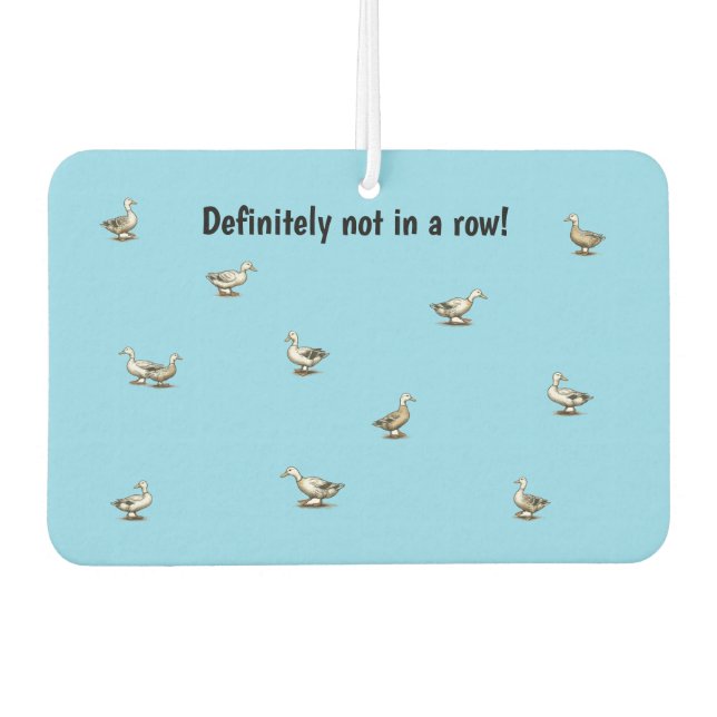Duck Lover Air Freshener (Front)