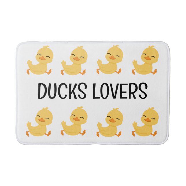 Duck Lovers Bathroom Mat (Front)