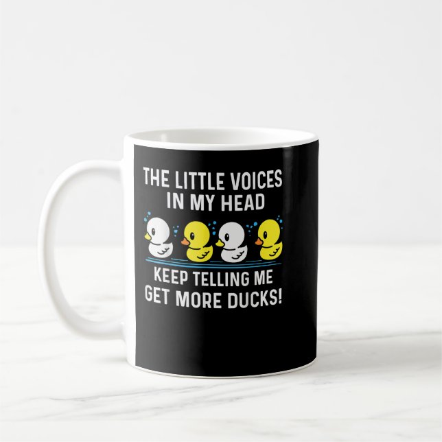 Duck Lovers Duck Owners Rubber Duck Lovers Rubber  Coffee Mug (Left)