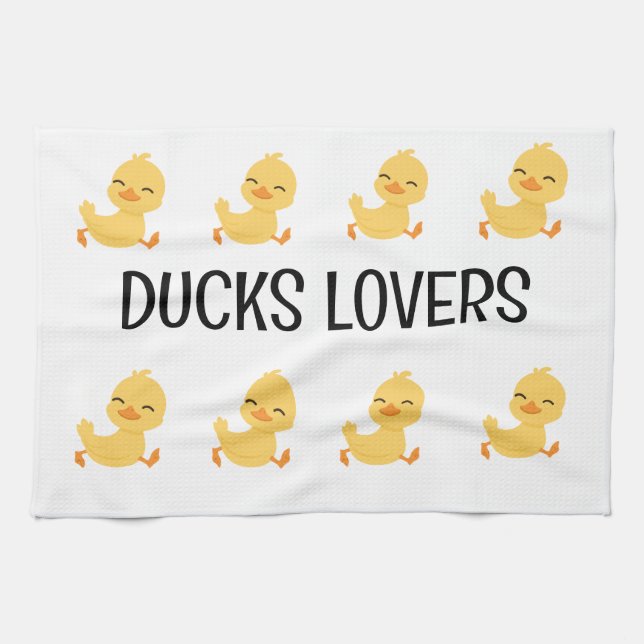 Duck Lovers Kitchen Towel (Horizontal)
