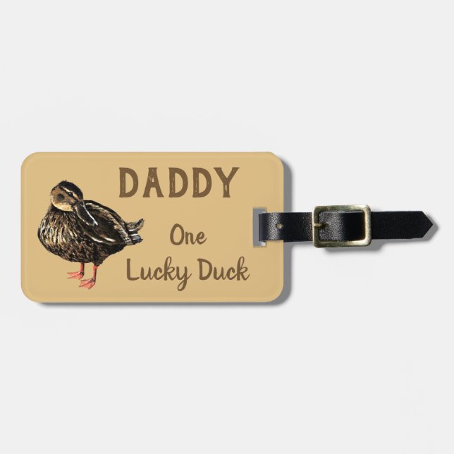 Duck Luggage Tag (Front Horizontal)